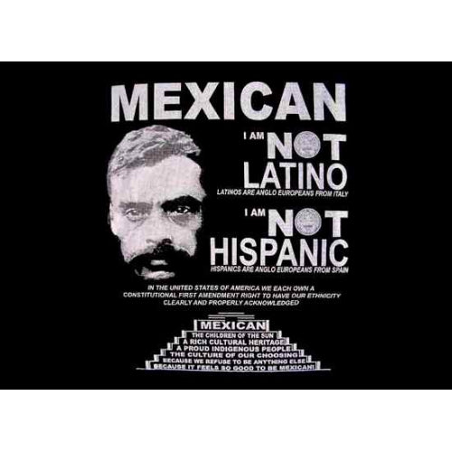 Mexican Not Latino T Shirt Somexicanstore