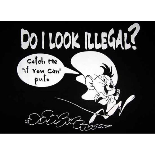 SoMexican I just Look Illegal T-Shirt Worn by Sergio ROMO SF Giants