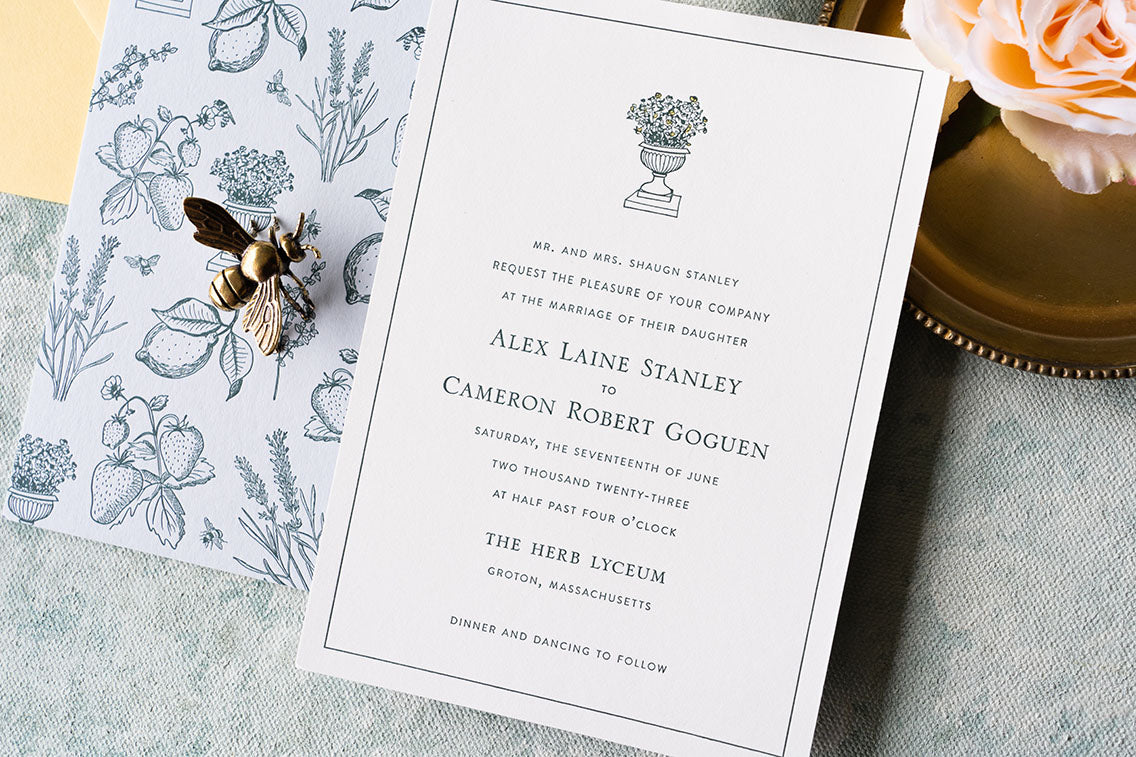 Wedding invitation suite