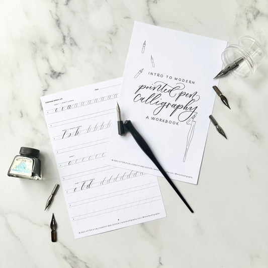 Calligraphy Paper for Beginners: Modern Calligraphy Practice