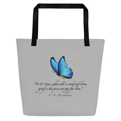 Grief—Large Tote Bag—Tan