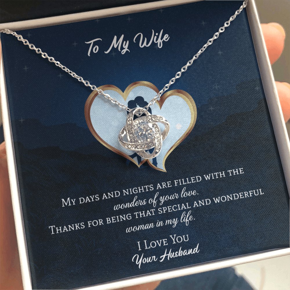  Krumfortable Living Fun Wife, My Love for You is Like The Tide;  It's Constantly Flowing and Growing, Funny Love Dancing Necklace for Wife  from Husband : Sports & Outdoors