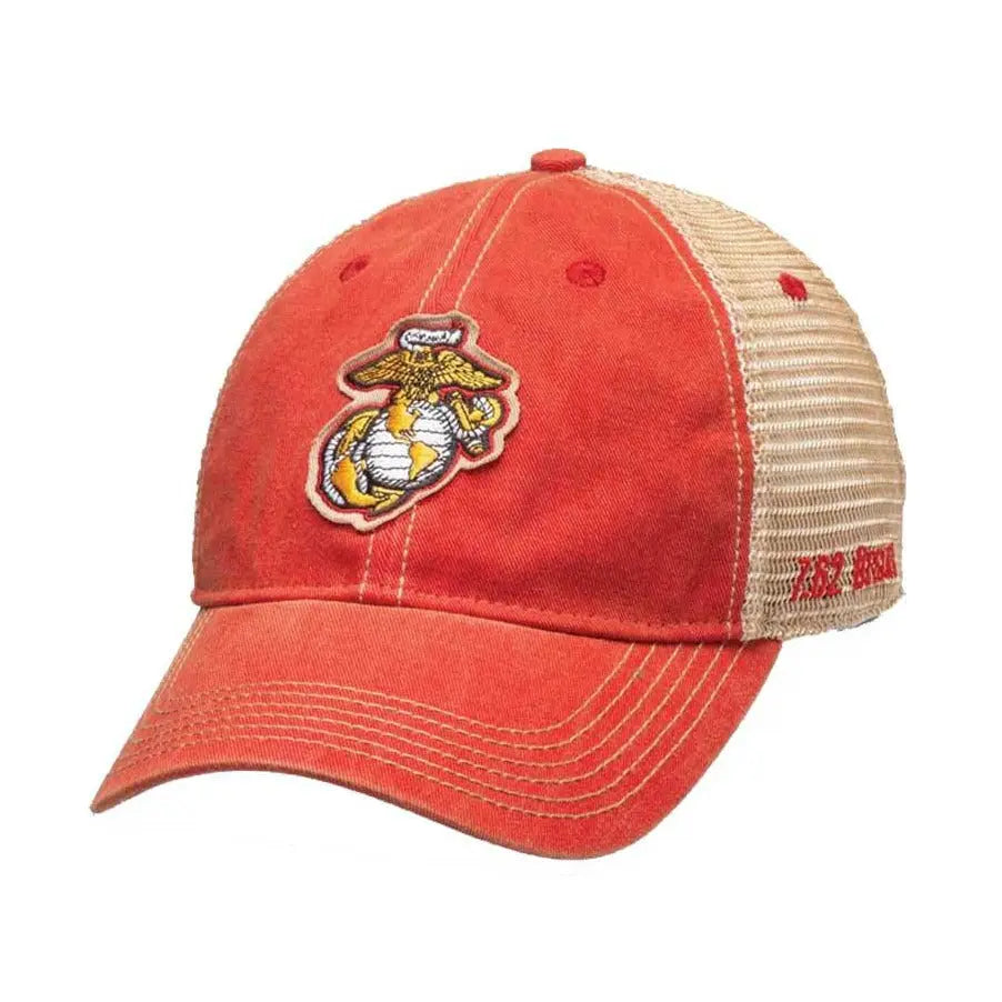 Trucker USMC Corps Semper Hat Fidelis Marine | Red Direct