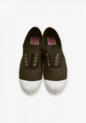 Bensimon shoes and sneakers that match with little black dress at rue Madame
