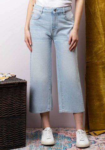Boho denim jeans from Sessun at rue Madame online