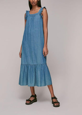 Denim dresses from Whistles at Rue Madame