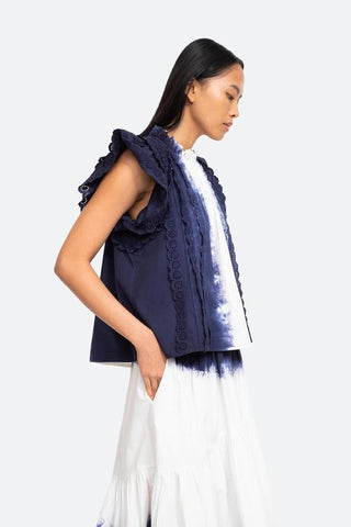 Denim tops and blouses from Sea New York at Rue Madame