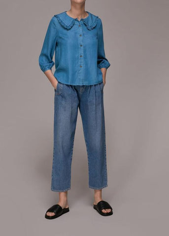 Denim tops and shirts from Whistles at Rue Madame