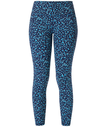 ECHT Leggings Blue Textured Leopard Womens Active Workout Sz XS