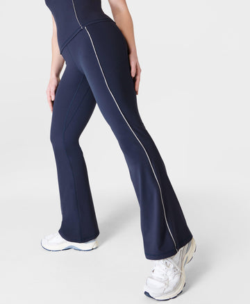 Sweaty Betty Super Soft 32 Flare Yoga Trousers, Urban Grey at