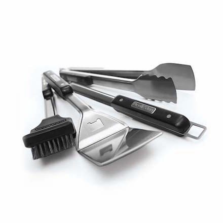 Broil King Grill Brush - Tri-Head - Twisted Palmyra