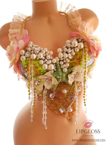 Pink Mermaid Bra, Seashell Bra – Lipgloss Costume