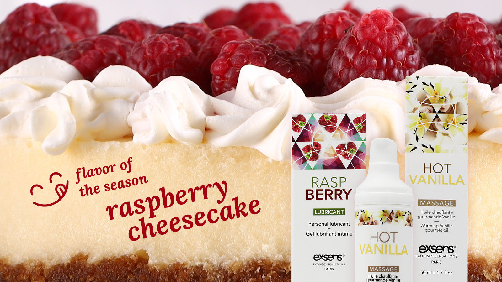 Exsens FLAVOR OF THE SEASON RASPBERRY CHEESECAKE