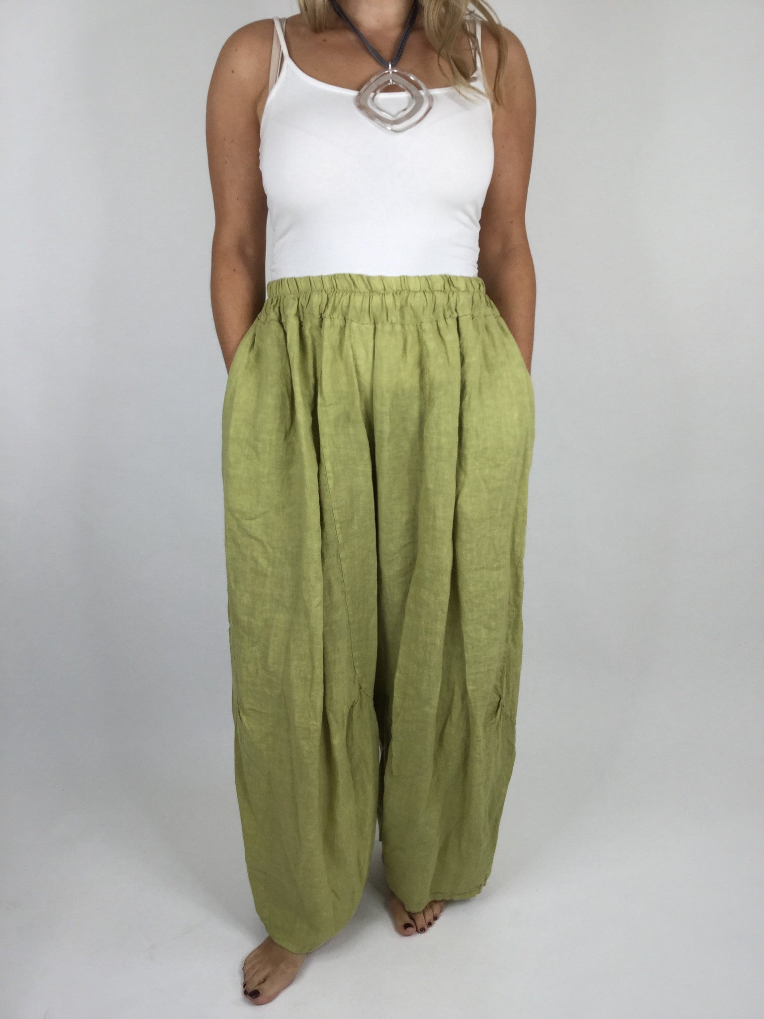Lagenlook Linen Trousers | eBay