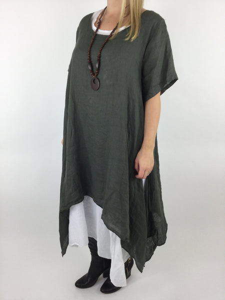 Lagenlook Clothing UK Plus Size Linens Ladies plus size linen tunics