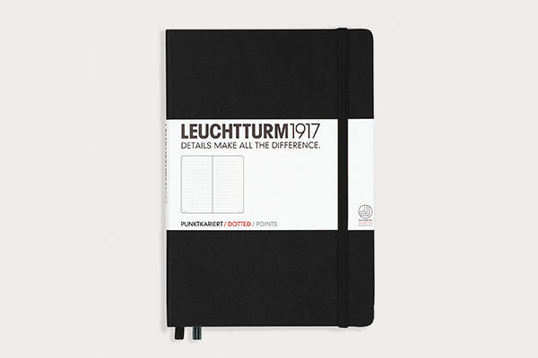 Leuchtturm Hardcover Notebook Black, Bullet Journal - Edition 2