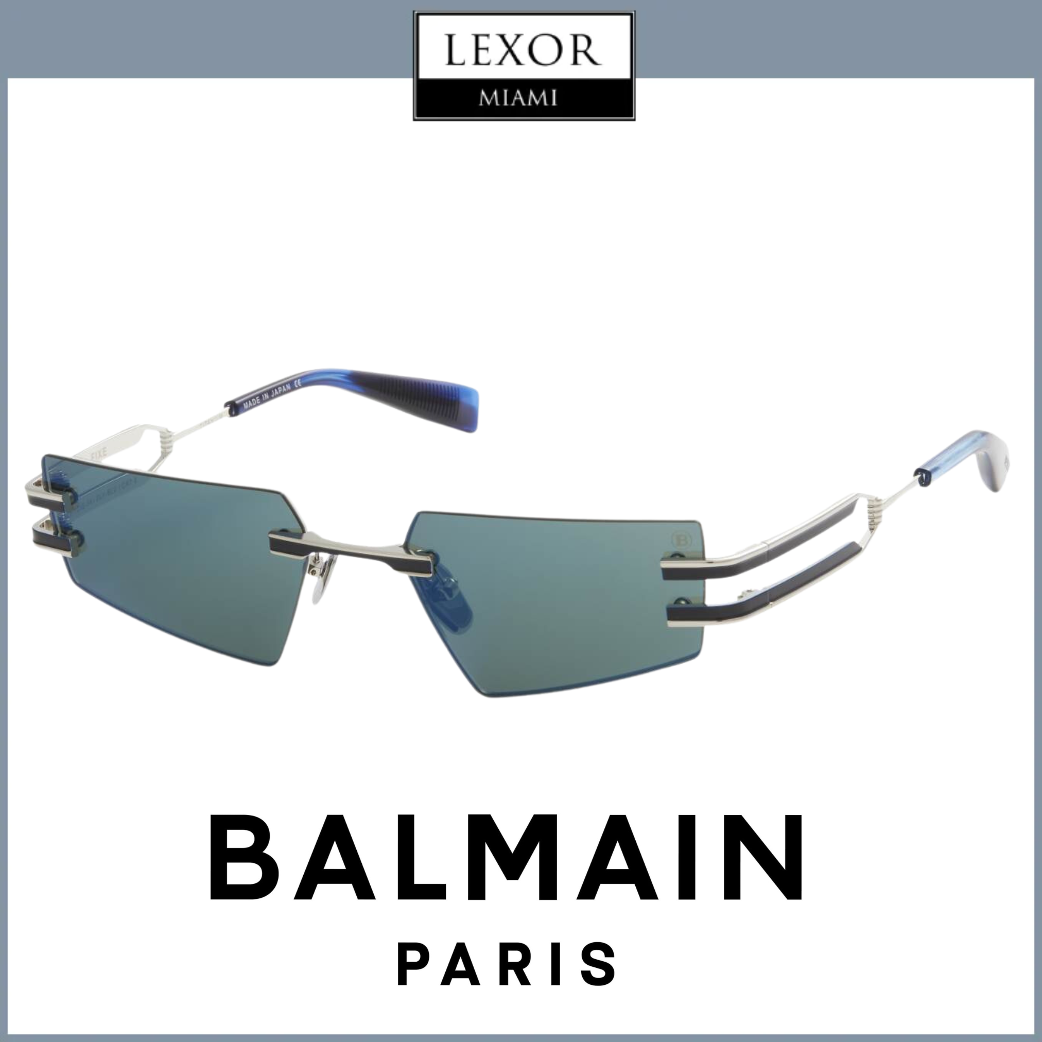 Balmain FIXE BPS-123E-54 Titanium Unisex Sunglasses