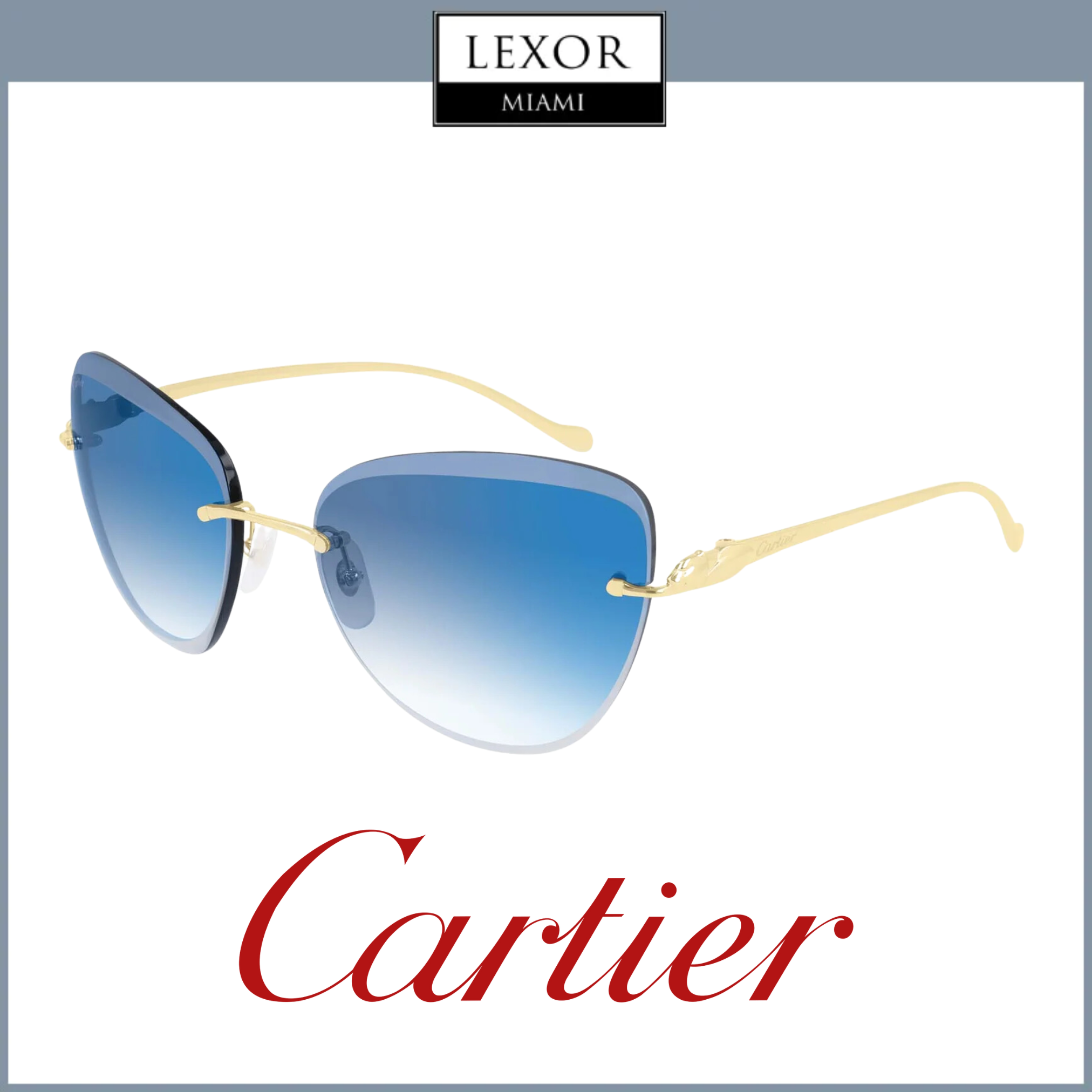 Cartier CT0032RS 002 60 Women Sunglasses