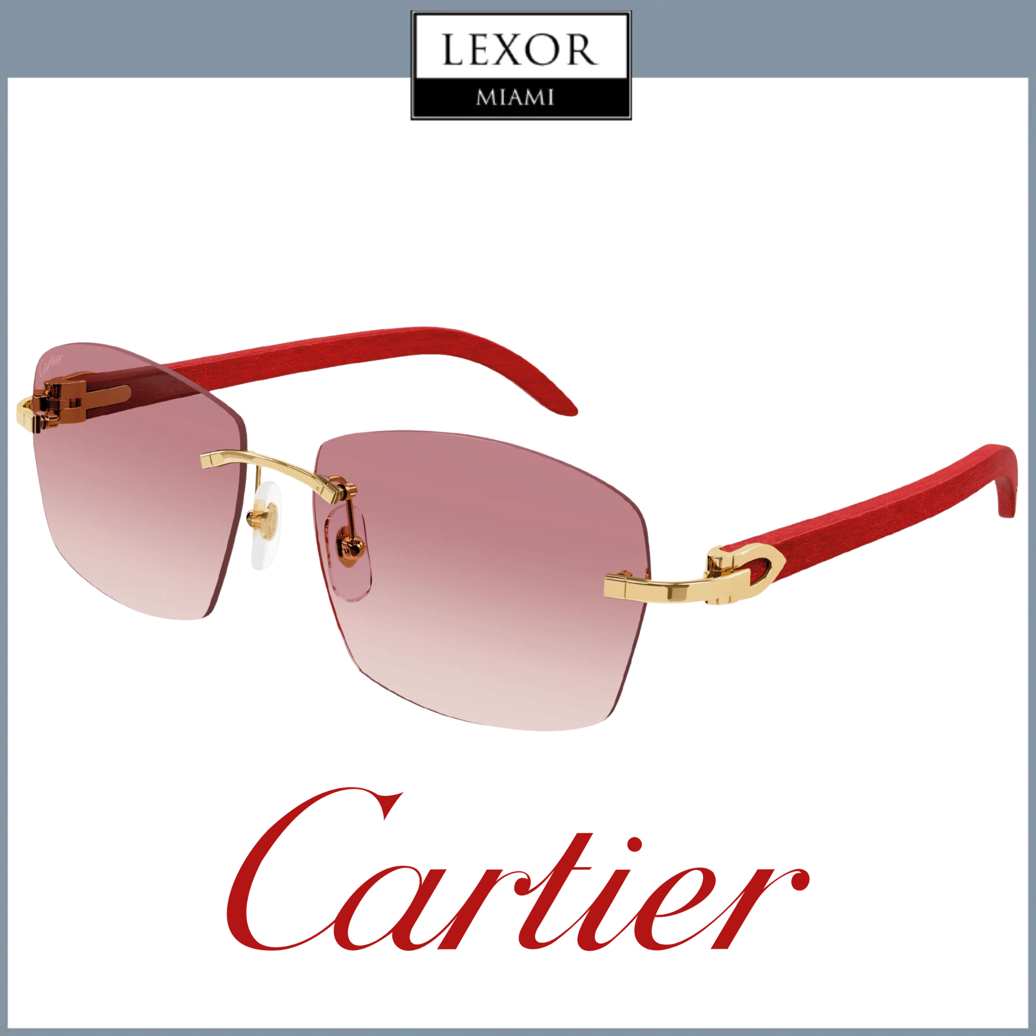 Cartier CT0039RS-001 Unisex Sunglasses