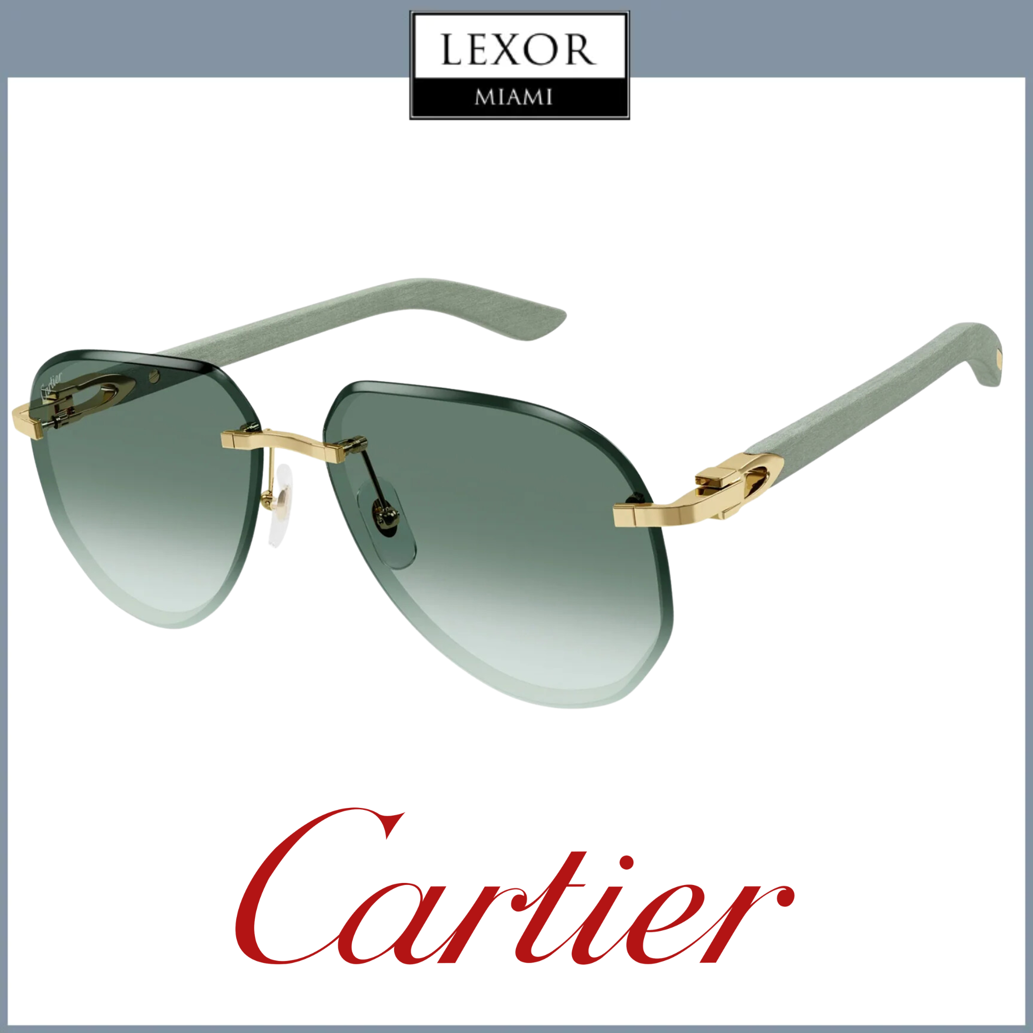 Cartier CT0440S-005 61 Sunglass MAN METAL