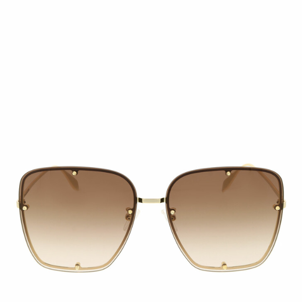 Alexander Mcqueen  AM0364S-002 63 Sunglass WOMAN METAL