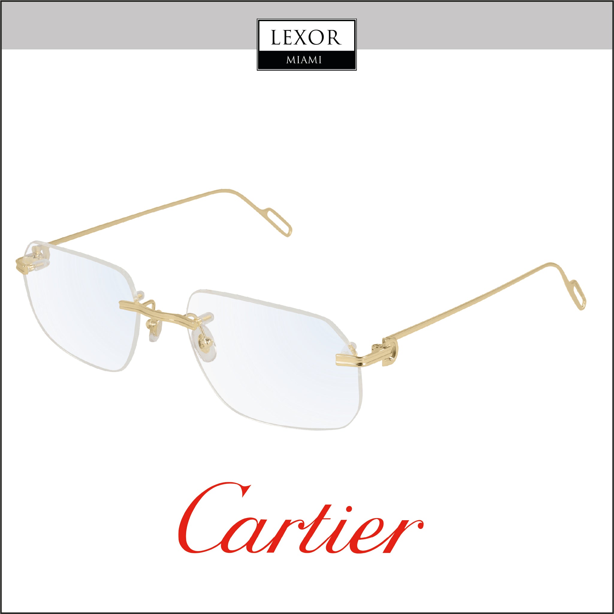 Cartier CT0113O-001 Unisex Sunglasses