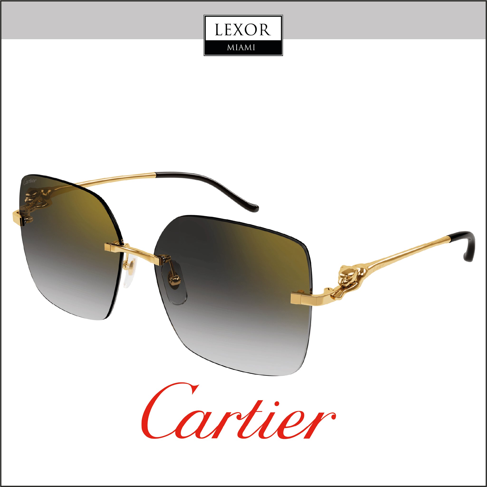 Cartier CT0359S-001 60 Sunglasses