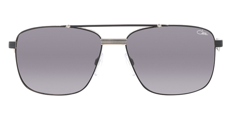 Cazal 9101 002 63 BLACK-SILVER Unisex Sunglasses