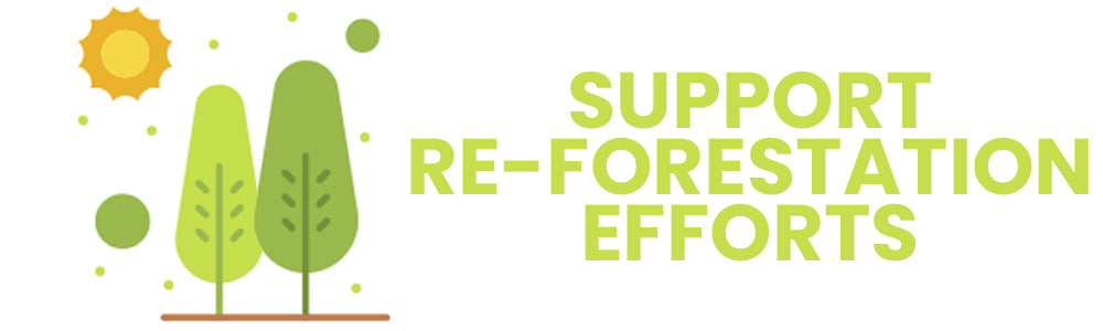 Support Reforestation Efforts Banner