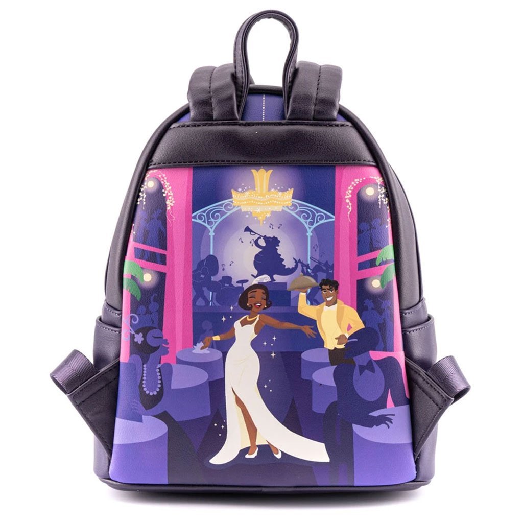 Loungefly Disney Princess and the Frog Tiana's Palace Mini Backpack Back
