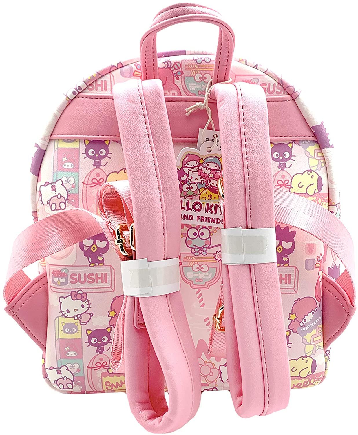 Sanrio Hello Kitty Kawaii Allover Print Convertible Mini Backpack – 707 ...