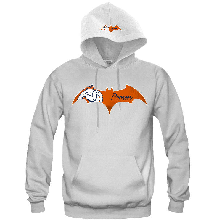 broncos batman hoodie