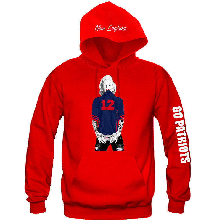 go pats red sweatshirt