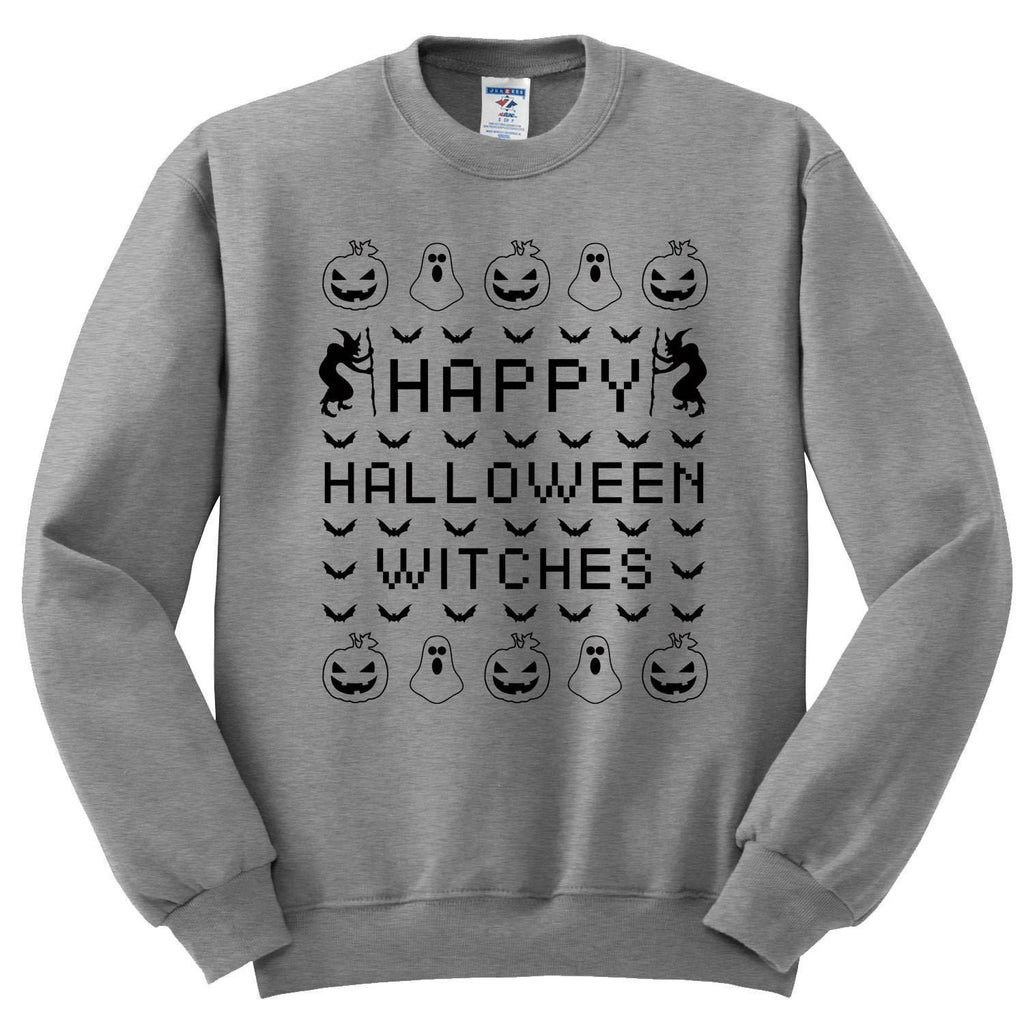 happy halloween witches sweatshirt