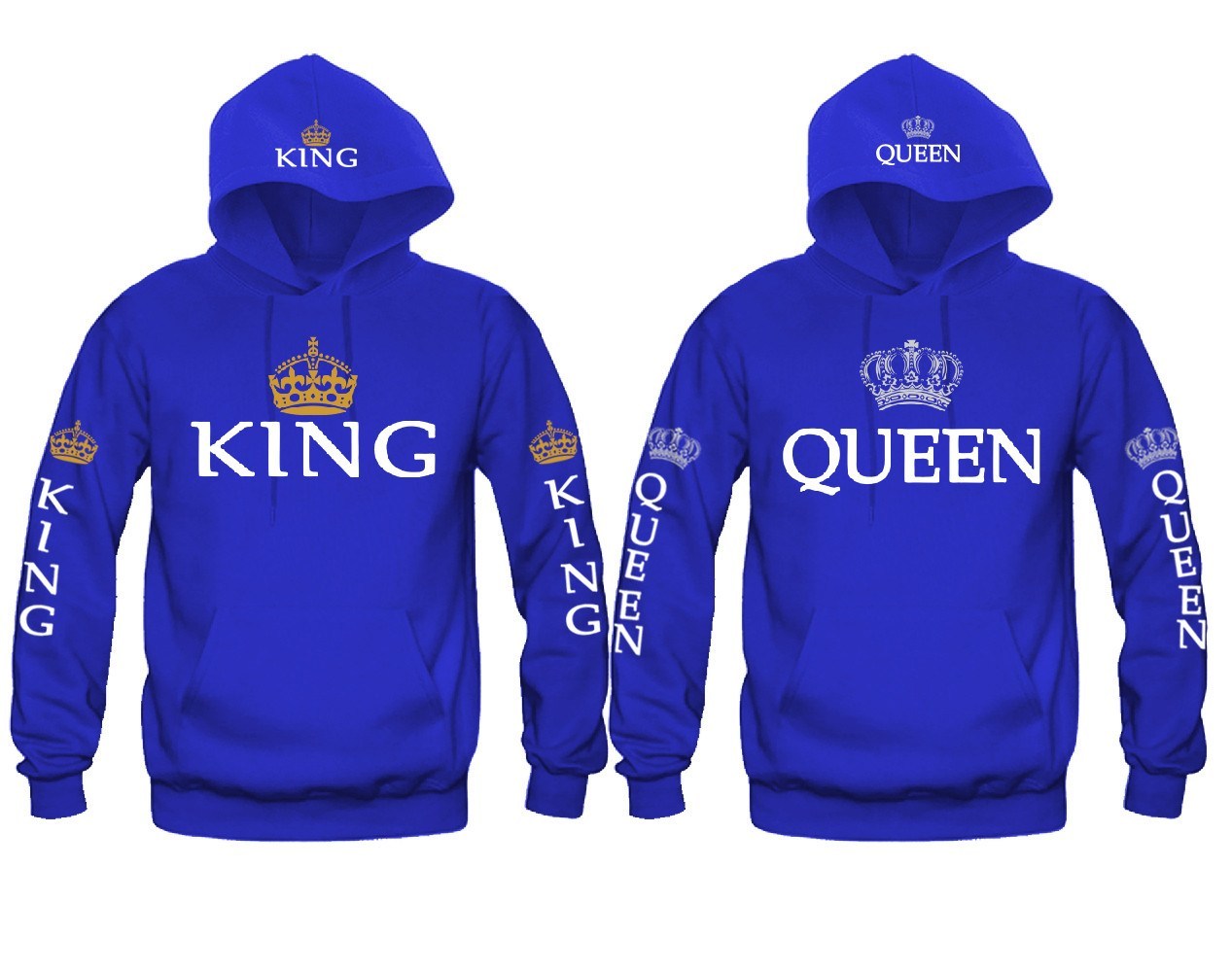 custom matching couple hoodies