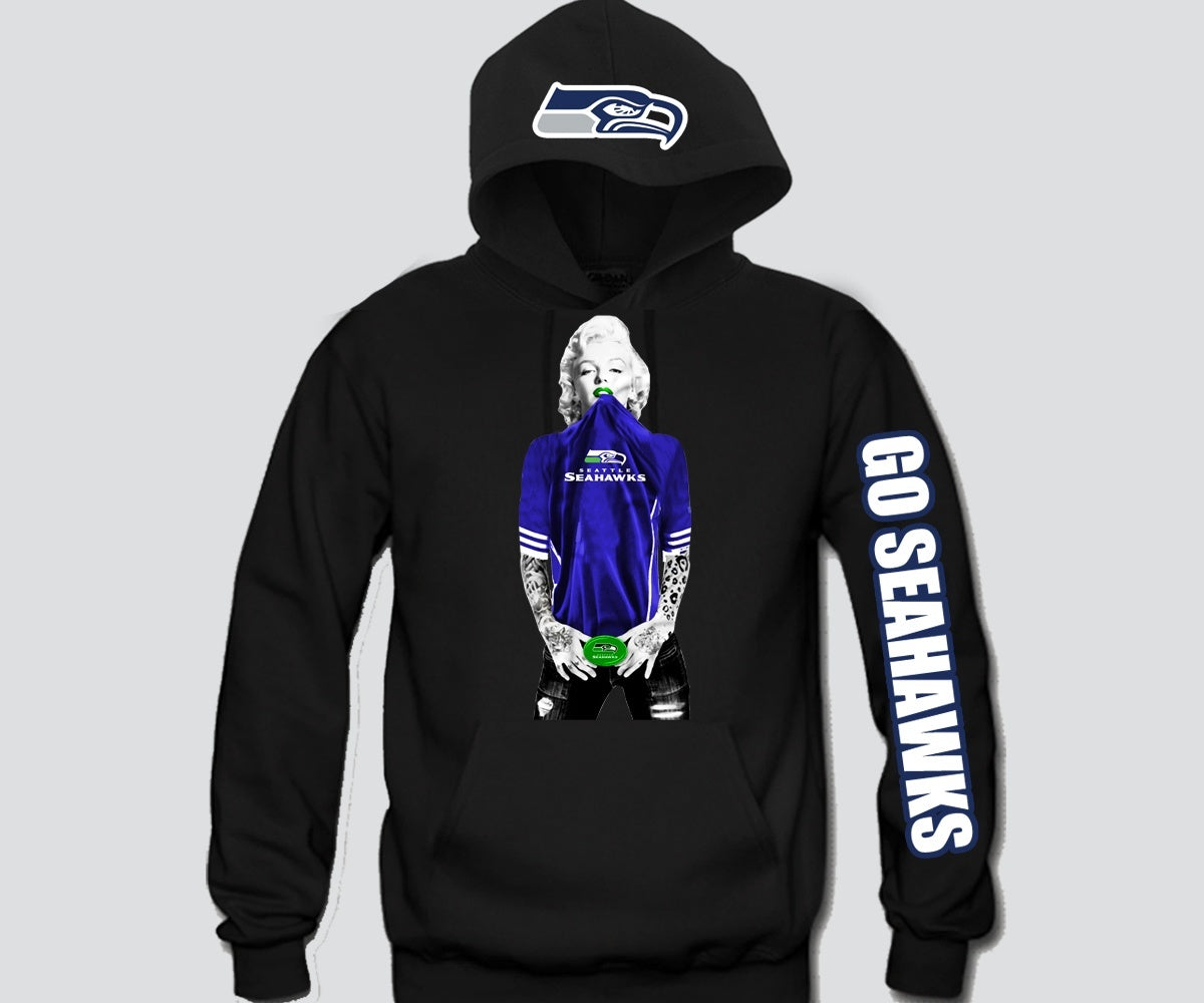 seahawks army hoodie