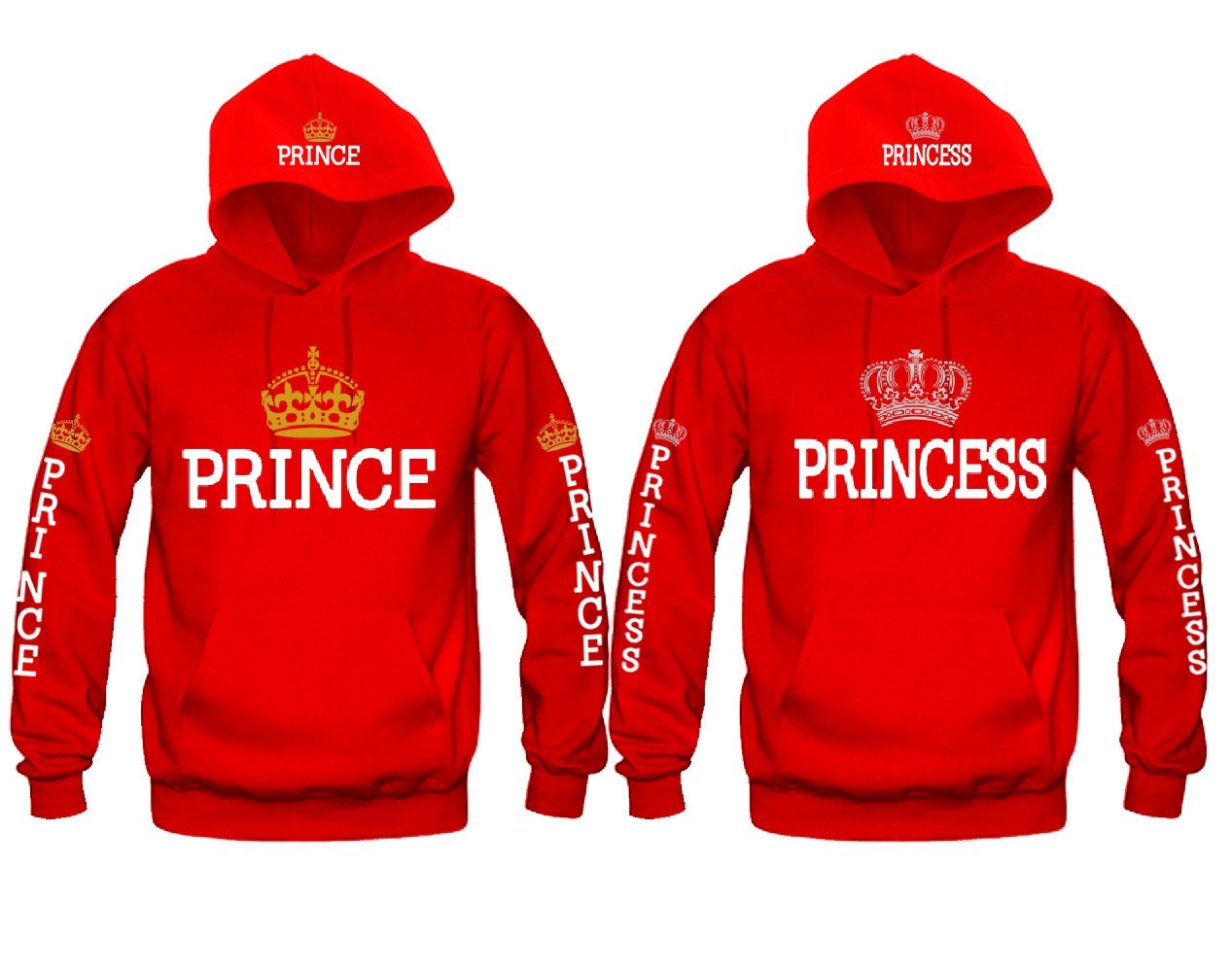Prince and Princess Fully Loaded Unisex  Couple  Matching  