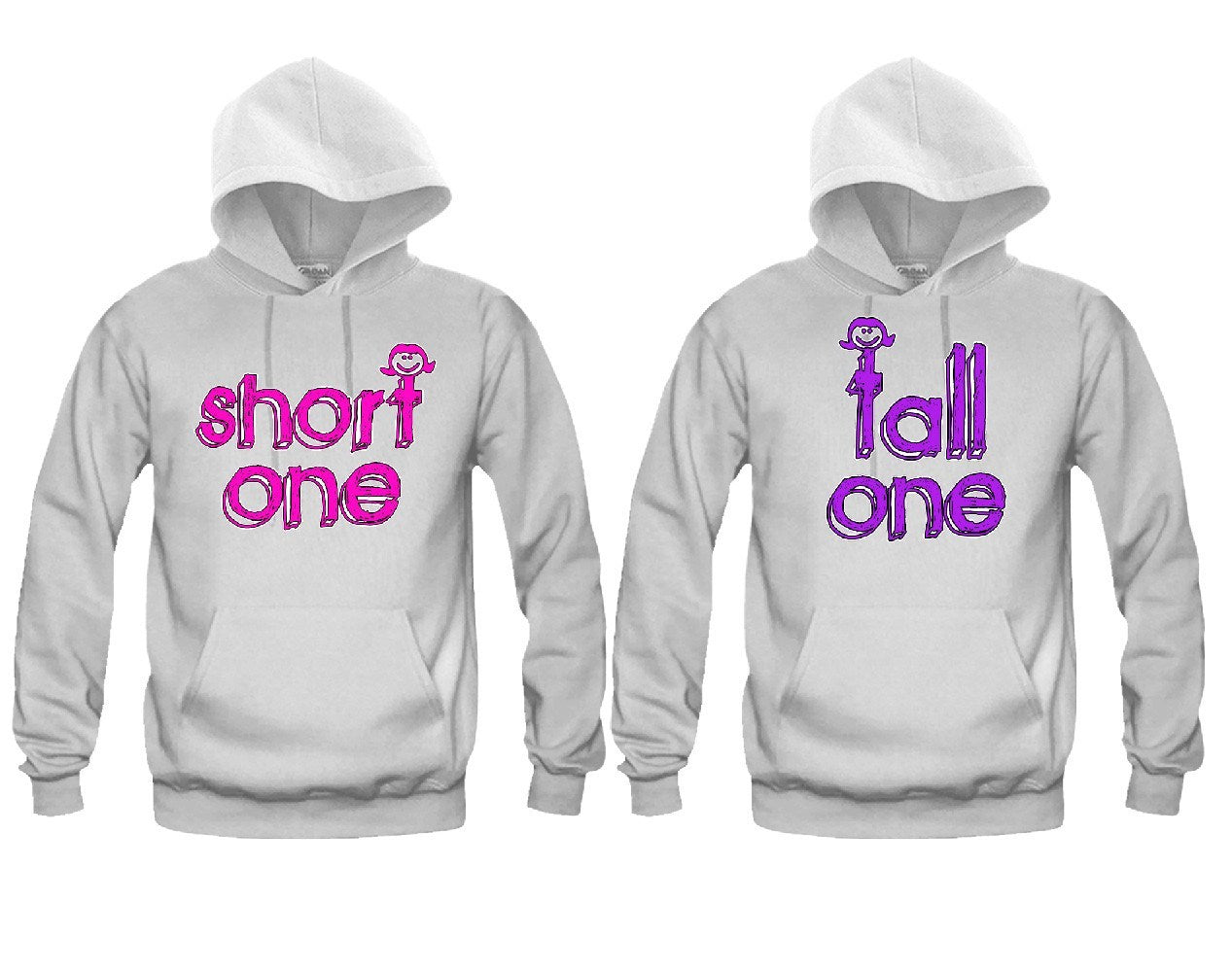 short best friend tall best friend hoodies