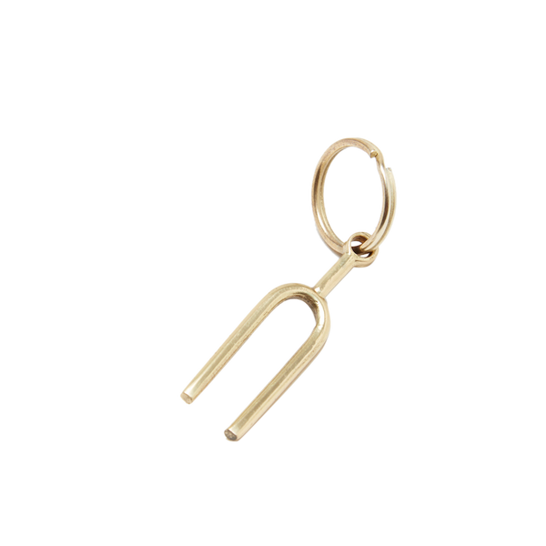Brass U-Hook Keyring – cottonandcomb ☻