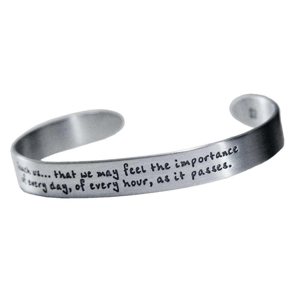 Silver Bracelets with Quotations | Laurel Elliott NY | Laurel Elliott ...