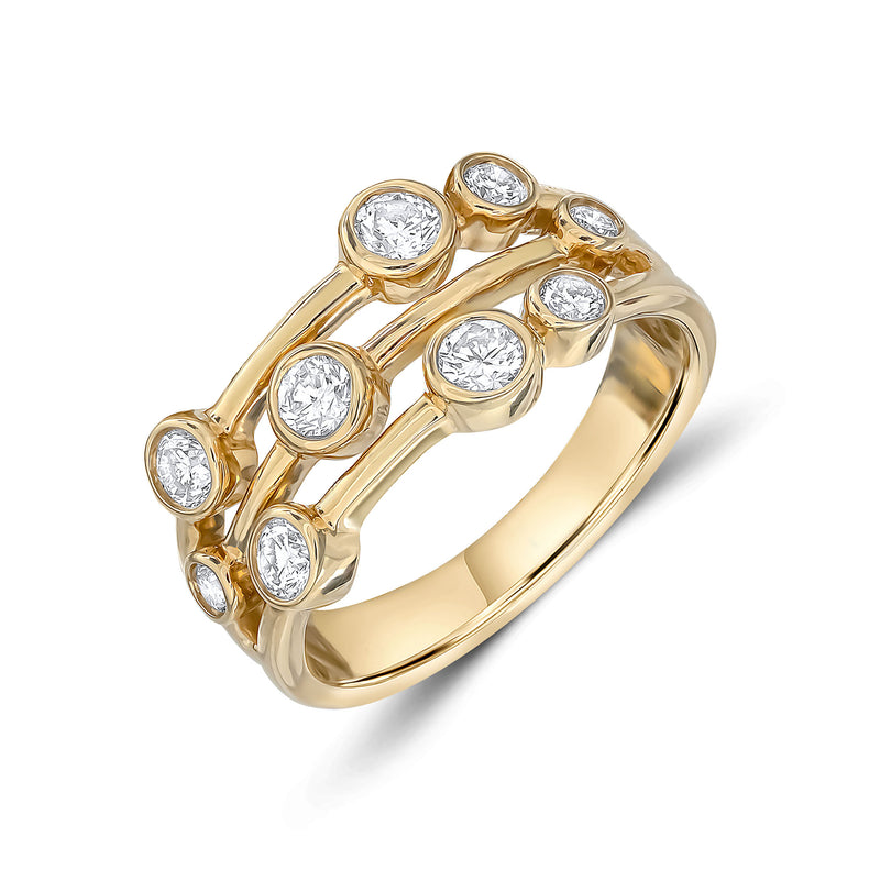 18ct Yellow Gold And Diamond Ring