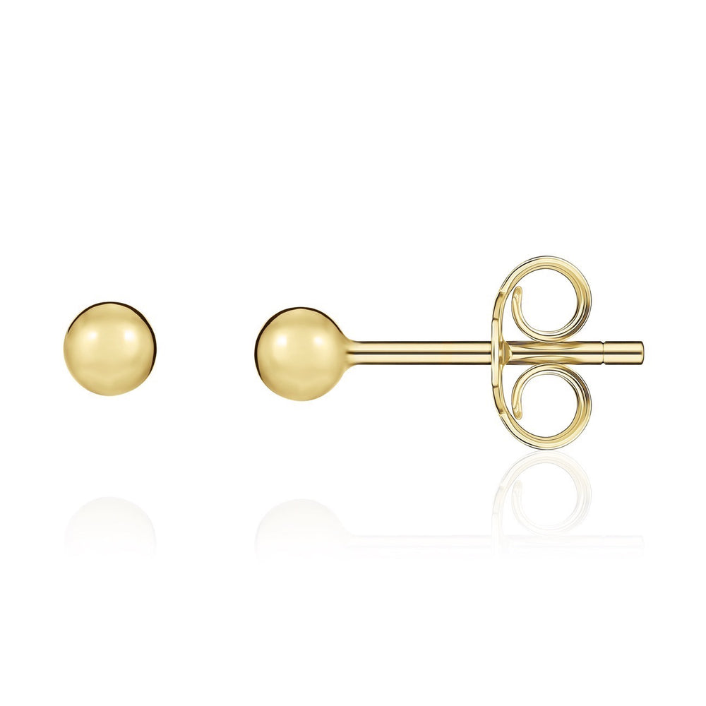 18ct Yellow Gold Earrings.