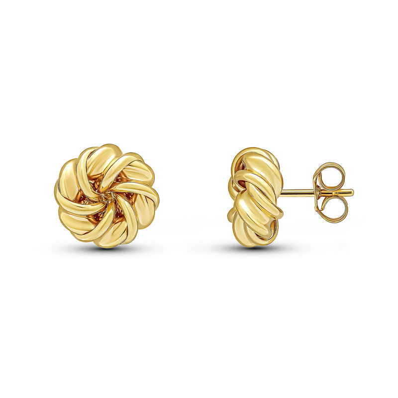 18ct Yellow Gold Earrings.