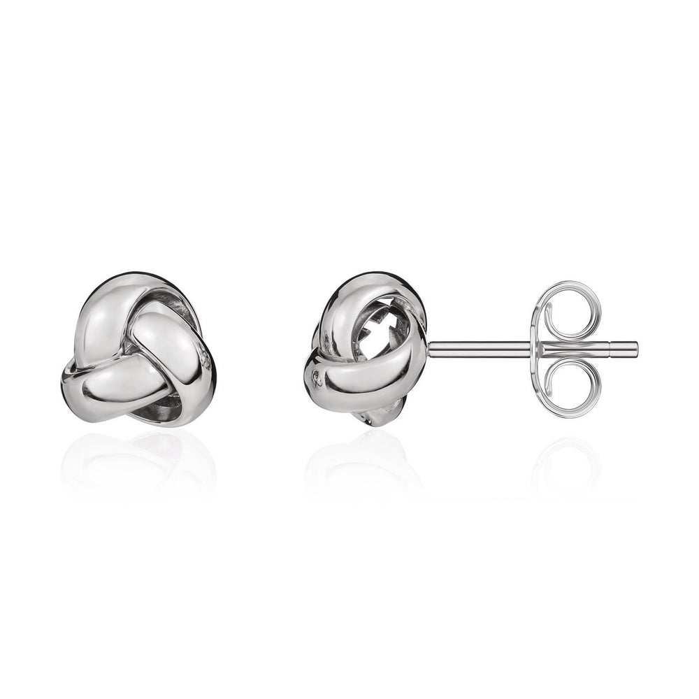 18ct White Gold Earrings.