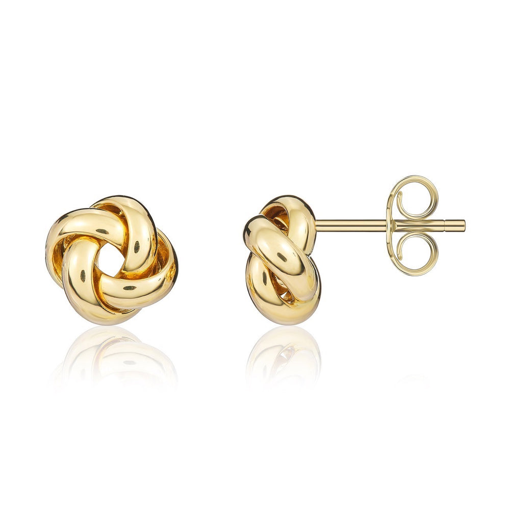 Wholesaler of 18ct gold classic design hallmark earring | Jewelxy - 170299