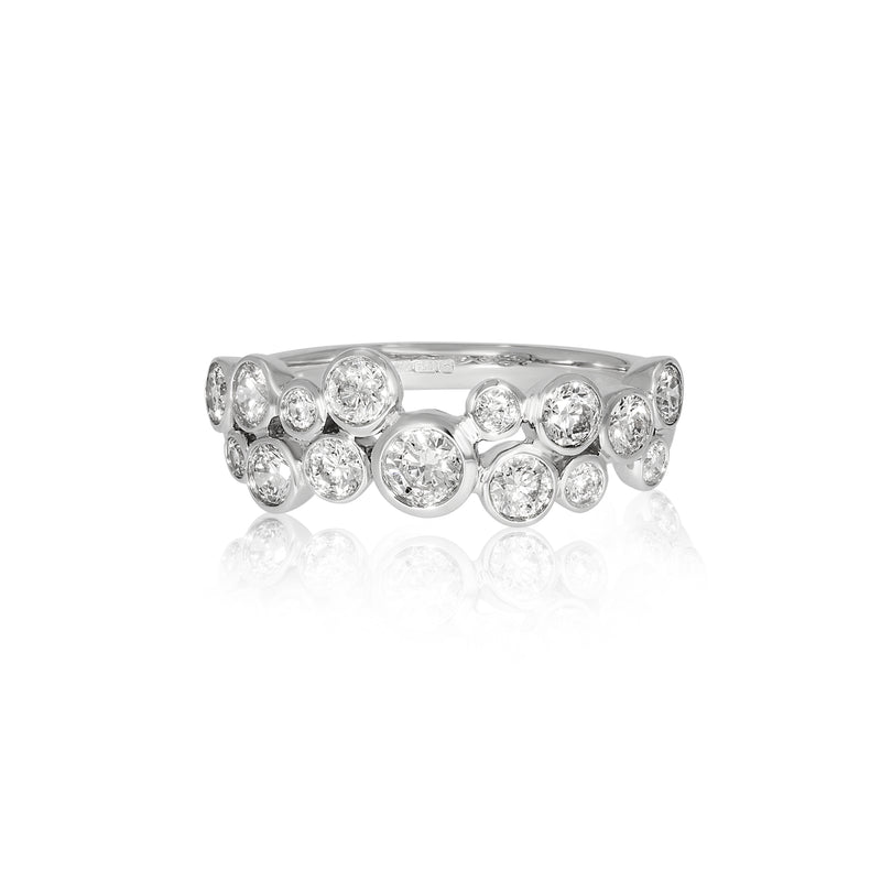 18ct White Gold and Diamond Ring