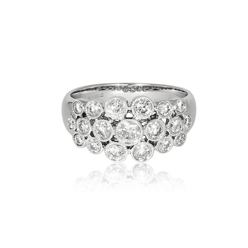 18ct White Gold and Diamond Ring