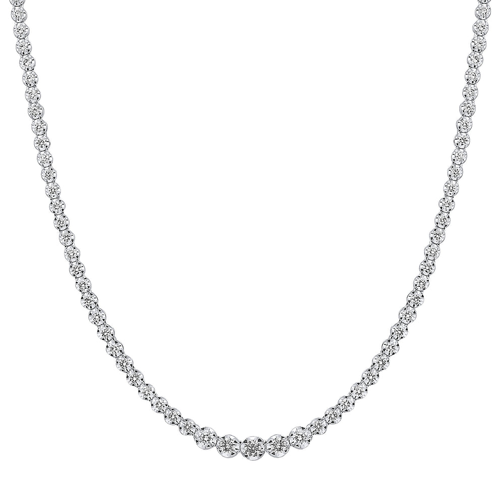 Franklin Diamond Necklace | 18ct White Gold – Gear Jewellers