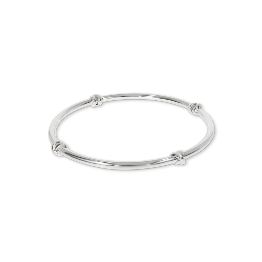 Silver Knot Bangle