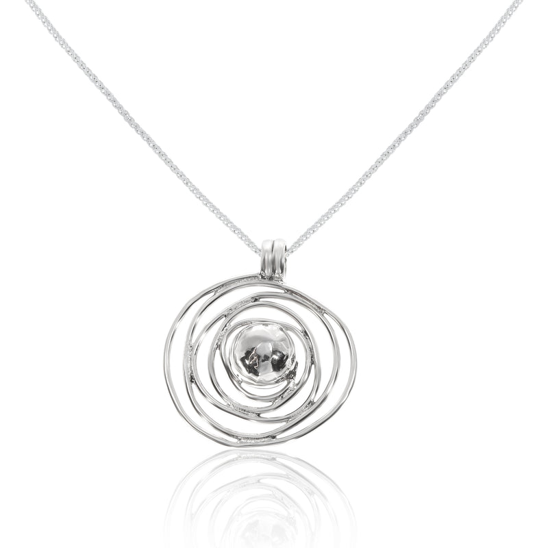 Silver Swirl Pendant